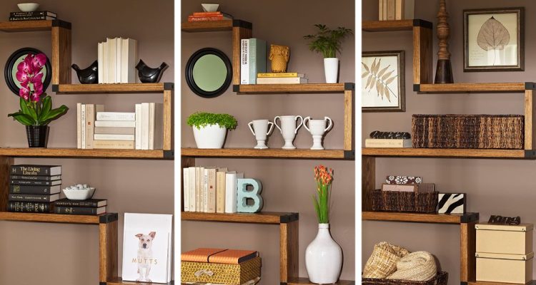 How to Arrange Decorative Items on Shelves with Style