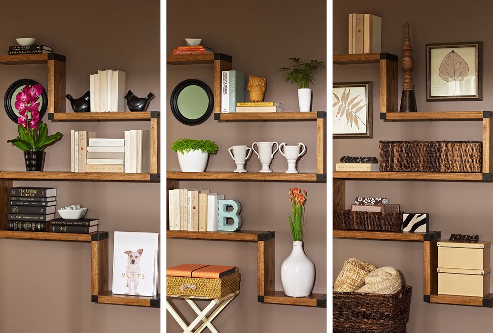 How to Arrange Decorative Items on Shelves