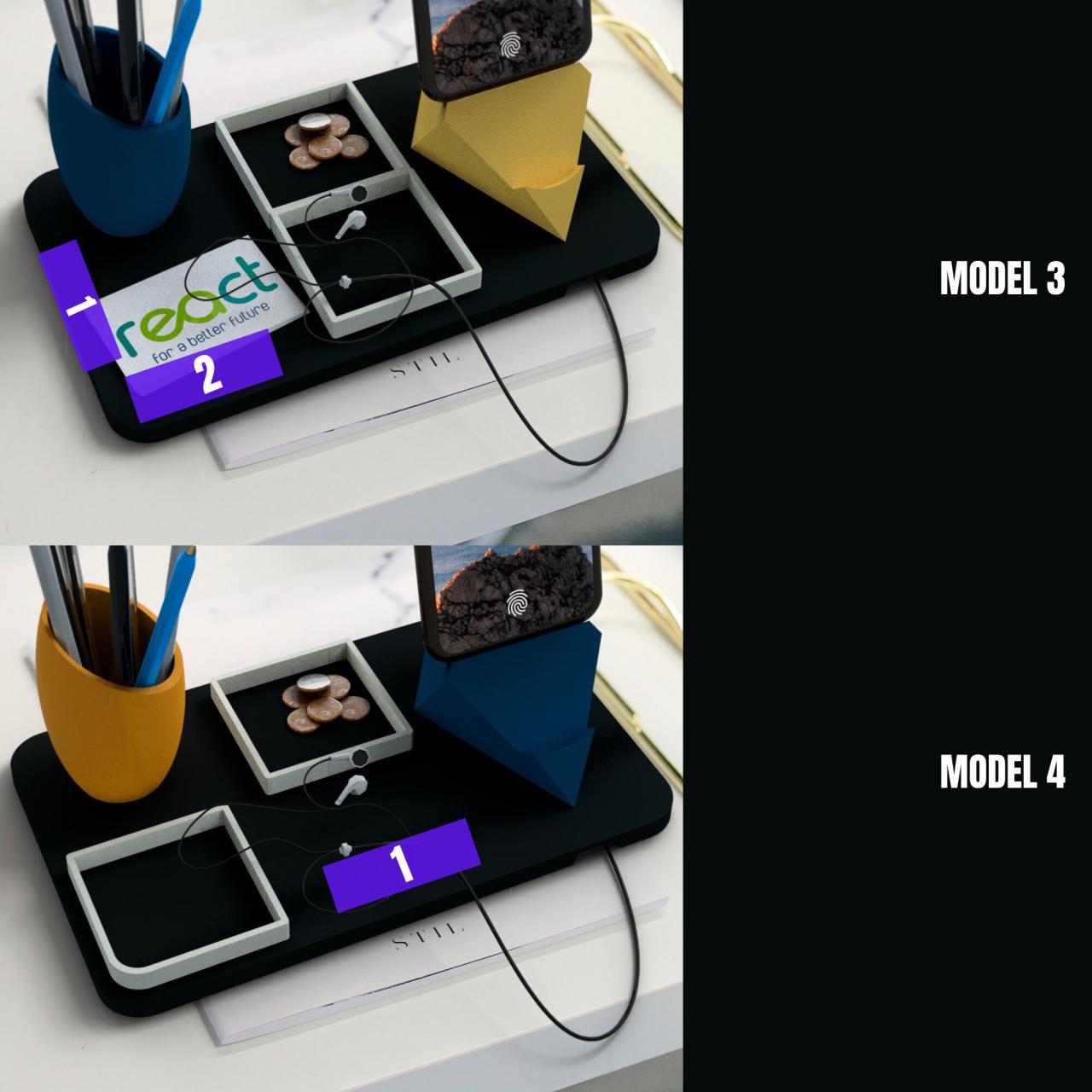 Compact Dock Stations for Small Desks